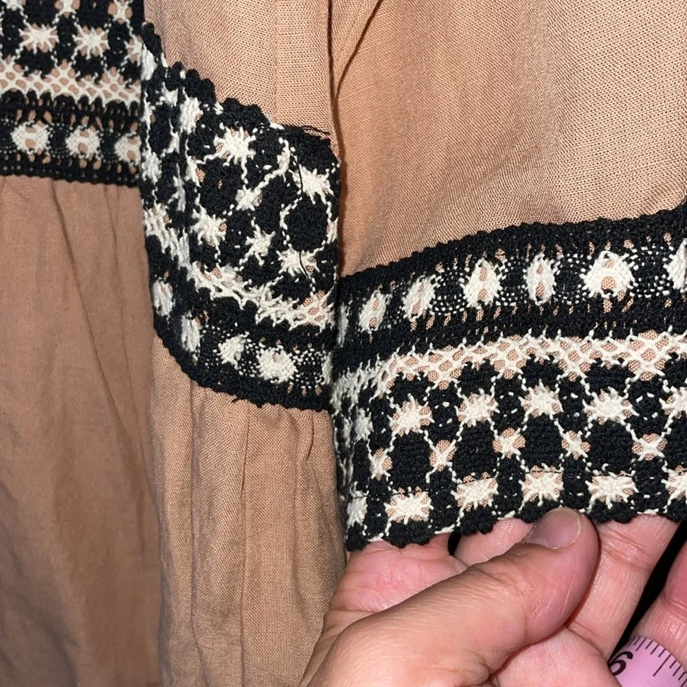 Zara blush embroidery dress - Picture 8 of 10